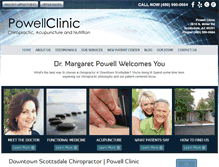 Tablet Screenshot of powellclinic.com